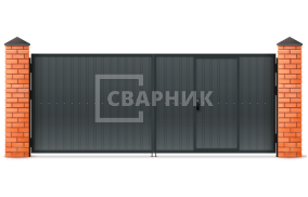 Ворота оцинкованные 2000×3000 СВВ-6951