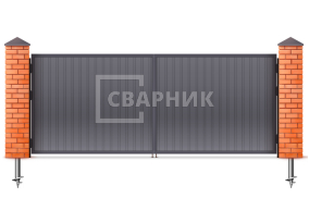 Ворота распашные автоматические Doorhan Lux 1500×1750 СВВ-9000