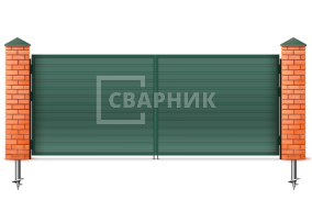 Ворота автоматика 2500×1750 СВВ-6422
