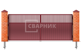 Распашные ворота Alutech Prestige 2200×2000 СВВ-8941
