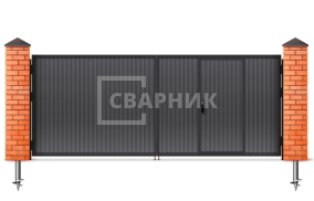 Ворота распашные автоматические Doorhan 3000×2750 СВВ-5340