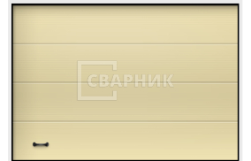 Теплые гаражные ворота подъемные 2500×2500 СВВ-7750