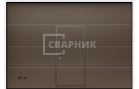 Промышленные секционные ворота Алютех 4000×4000 СВВ-8632