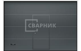 Алютех противопожарные ворота 2000×5000 СВВ-8562