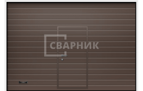 Противопожарные секционные ворота Алютех 4500×5000 СВВ-8554