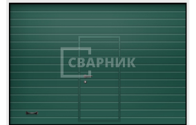 Промышленные секционные ворота калиткой 2000×3500 СВВ-8804