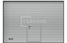 Ворота подъемно-секционные утепленные 2125×3000 СВВ-7740