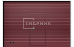 Ворота подъемные секционные для навеса 2250×3000 СВВ-8212