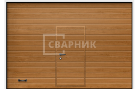 Промышленные секционные ворота Alutech 4000×3000 СВВ-8628