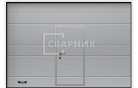 Ворота подъемно-поворотные под ключ 3000×2500 СВВ-9038
