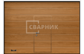 Промышленные ворота с калиткой 2000×3500 СВВ-8829