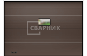 Гаражные ворота с окном 2750×2125 СВВ-8095