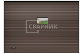 Алютех противопожарные ворота 4000×4500 СВВ-8550