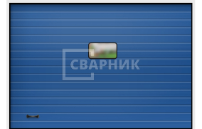 Алютех промышленные ворота 5000×4500 СВВ-8627