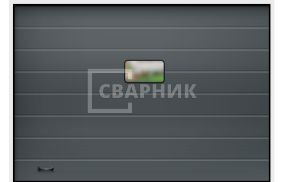 Гаражные секционные ворота Алютех 2250×2750 СВВ-7058