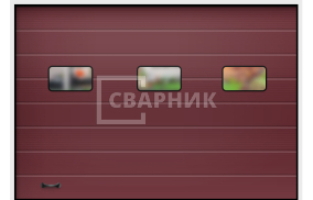 Противопожарные распашные ворота Дорхан 4000×5000 СВВ-8618