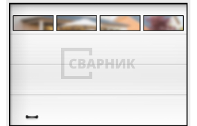 Секционные ворота 5 м СВВ-8465