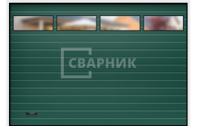 Секционные ворота для навеса под автомобиль 2125×3000 СВВ-8188