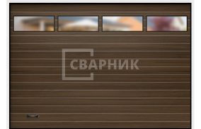 Промышленные секционные ворота Алютех 4500×5000 СВВ-8635
