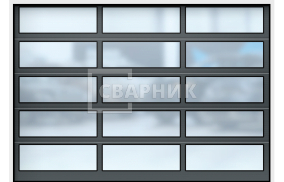 Ворота для мойки подъемные 2125×2750 СВВ-8281