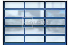 Ворота для мойки подъемные 3000×2500 СВВ-8283