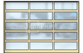 Ворота для автомойки подъемные 2125×2750 СВВ-8286