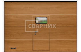 Ворота секционные подъемные 3000×3000 СВВ-8352