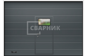 Противопожарные гаражные секционные ворота Doorhan автоматика со шлагбаумами и приводом для раздвижных систем 2000×5000 СВВ-8614