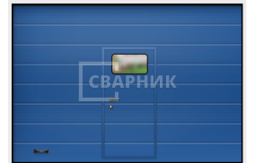 Противопожарные ворота Алютех 2500×5000 СВВ-8556
