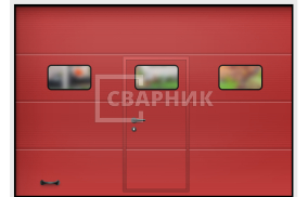 Противопожарные распашные ворота Дорхан 3000×4000 СВВ-8623