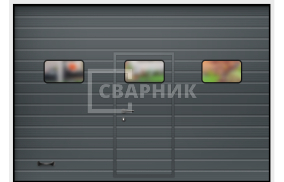 Подъемно-поворотные ворота для гаража 2125×2750 СВВ-9056
