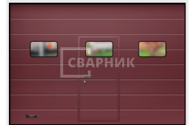 Ворота для склада подъемные 2000×3500 СВВ-8780
