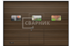 Секционные ворота 3000×3000 СВВ-8346