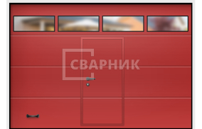 Ворота подъемные утепленные 2500×2250 СВВ-7733