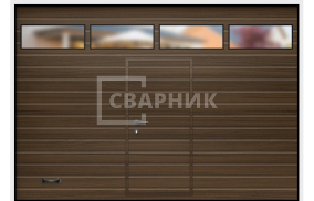 Ворота гаражные секционные 2500×2125 СВВ-8155