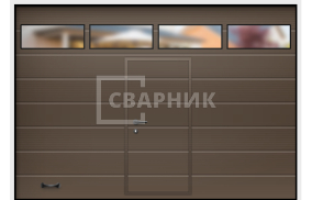 Ворота в автосервис подъемные 2250×3000 СВВ-8244