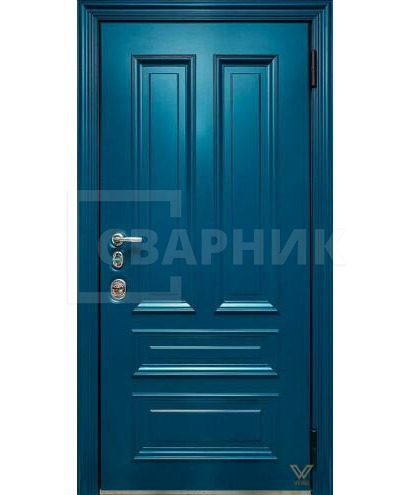 Однопольный элитный дверной блок с багетом от завода изготовителя ДВ-585 — фото 1