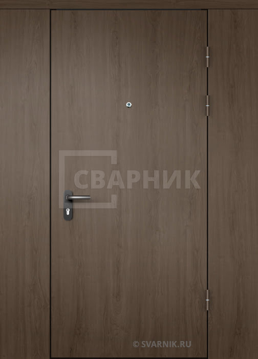 Дверь тамбурная глухая с перегородкой винорит — ламинат ДТ-57 — фото 1