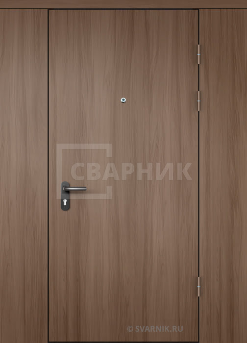Дверь глухая с перегородкой винорит — МДФ ДТ-58 — фото 1