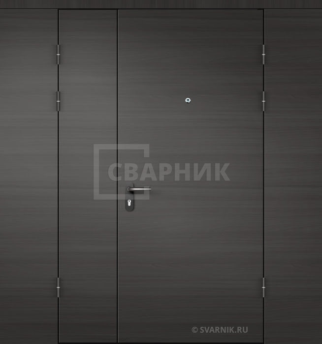 Дверь в тамбур глухая с перегородкой ДТ-252 — фото 1