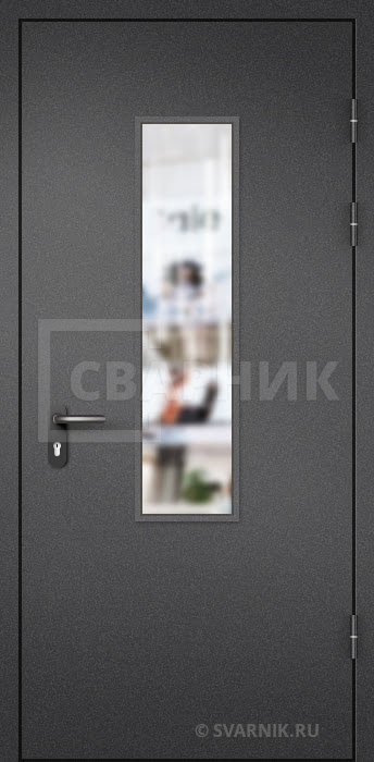 Дверь порошок — порошок ДТ-101 с витражом — фото 1